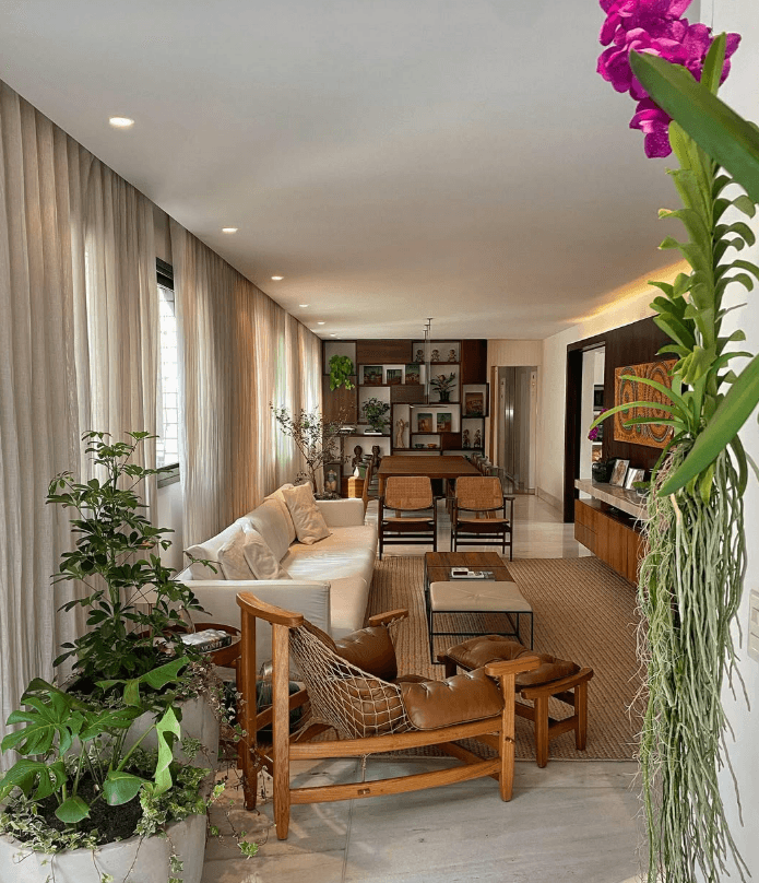 Jardim externo
